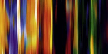 Sven Pfrommer, Color Board (Photokunst, Wunschgröße, Abstrakt, farbig, Streifen, vertikal, leuchtend, Wohnzimmer, Büro, Business, bunt)