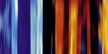 Sven Pfrommer, Color Council (Photokunst, Wunschgröße, Abstrakt, farbig, Streifen, vertikal, leuchtend, Wohnzimmer, Büro, Business, bunt)