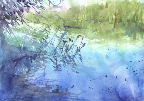 Sven Swora, Liepnitzsee 1 (Landschaften)
