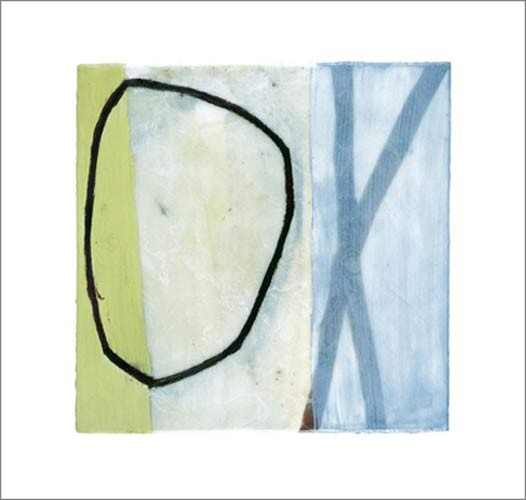 Sybille HASSINGER, Untitled, 2002 (Modern, Abstrakt,abstrakte Form, Linien,Kreis, Striche, Streifen, Farbflächen)