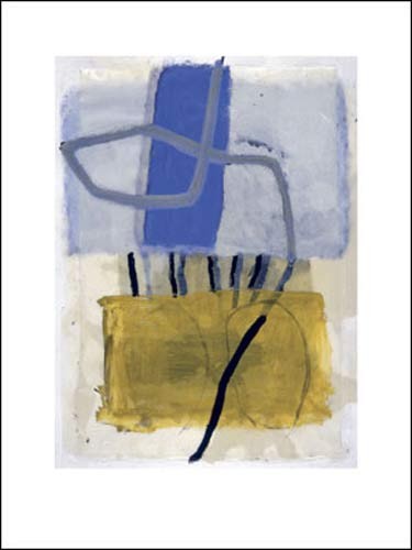 Sybille HASSINGER, Untitled, 2004 (Modern, Abstrakt,abstrakte Form, Linien, Striche, Rechtecke, Farbflächen)