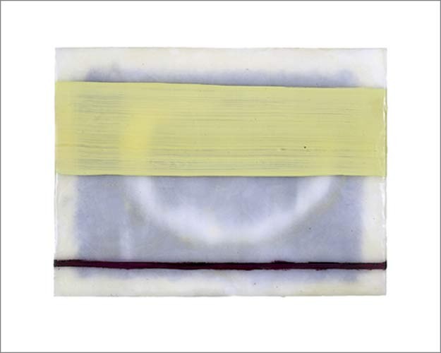 Sybille HASSINGER, Untitled, 2005 (Modern, Abstrakt,abstrakte Form, Linien, Striche, Rechtecke, Farbflächen, Streifen,)