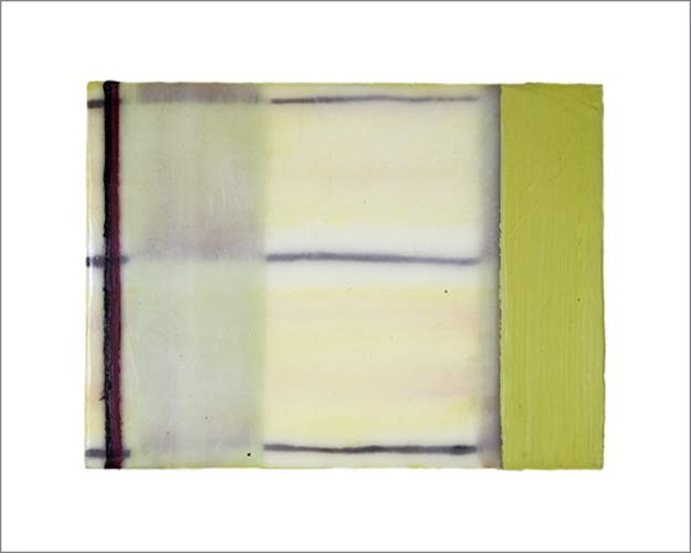 Sybille HASSINGER, Untitled, 2005 (Modern, Abstrakt,abstrakte Form, Linien, Striche, Streifen, Rechtecke, Farbflächen)