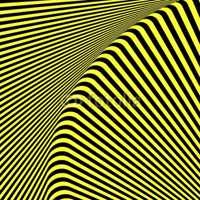 troyka, Abstract textured background. (gestreift, linie, geometrisch, textur, mustern, vektor, kulisse, geformt, illusion, verkrümmen, diagonale, banner, vorlage, tapete, einfach, schwarz, gelb, kontrast, entwerfen, kunst, grafik, wellig, kurve, optisch, effekt, hintergrund, abstrakt, streif)