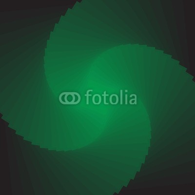 troyka, Illusion of rotation movement.  Abstract green backdrop. (illusion, geometrisch, rotation, grün, kreisförmig, movement, bewegung, viereck, raum, drehend, hintergrund, schwarz, linie, verkrümmen, wirbel, wirbeln, drehen, torsion, wirbel, rad, vektor, kunst, entwerfen, grafik, 3d, effekt, propellers, abstrak)