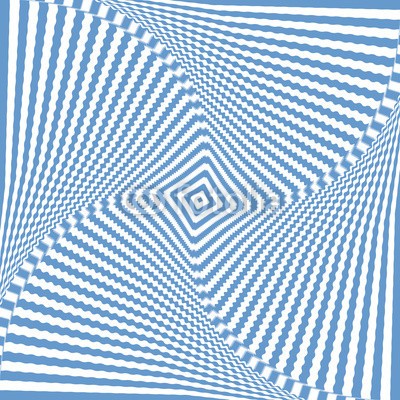 troyka, Illusion of rotation wavy movement. Abstract blue backdrop. (illusion, op, geometrisch, rotation, kreisförmig, blau, movement, bewegung, vektor, gestreift, linie, wellig, verkrümmen, viereck, welle, umdrehung, hintergrund, weiß, kunst, entwerfen, grafik, abstrakt, kurve, effekt, dynamisch, geformt, wirbel, wirbel)