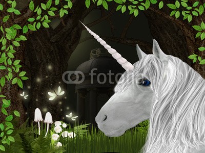 umnola, Unicorn (einhorn, märchen, magisch, magie, hintergrund, geheimnisvoll, dunkel, holz, wald, fantasy, nebel, libelle, blume, gras, schnecke, nacht, tage, mond, balken, symbol, engel, kunst, schmetterling, wolken, wolken, himmel, geschichte, abbildung, leaf, natu)