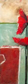Unda M., Mohnblumen I (Floral, Blumen, Modern,Mohn,Flur,Soziale Einrichtungen,Wohnzimmer)