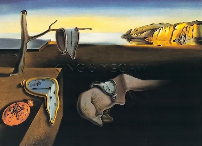 Salvador Dali, Die Persistenz der Erinnerung, 1931 (Museum, Klassischer Surrealismus, Uhren)