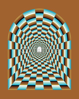 vonuk, Abstract illusion of tunnel effect abstract. (illusion, trampelpfad, viereck, blickwinkel, abmessung, linie, vektor, ewiges leben, kurve, korridor, licht, grafik, tiefe, halle, technologie, geformt, abstrakt, modern, abbildung, futuristisch, textur, entwerfen, architektur, amphetamine, bewegun)