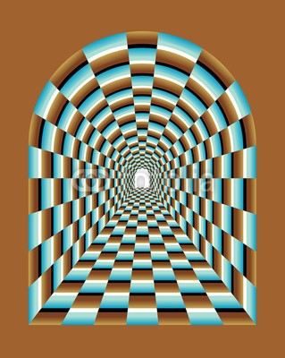 vonuk, Abstract illusion of tunnel effect abstract. (illusion, trampelpfad, viereck, blickwinkel, abmessung, linie, vektor, ewiges leben, kurve, korridor, licht, grafik, tiefe, halle, technologie, geformt, abstrakt, modern, abbildung, futuristisch, textur, entwerfen, architektur, amphetamine, bewegun)