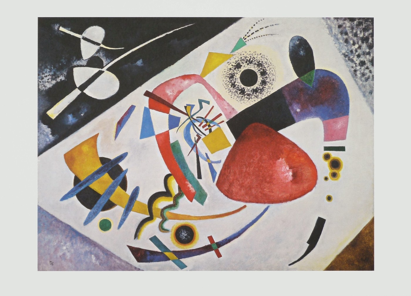 Wassily Kandinsky Gelb Rot Blau Abstrakt Kunst Giclee Print Fine