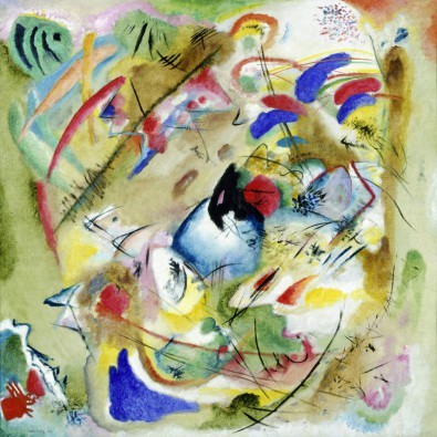 Wassily Kandinsky, Träumerische Improvisation, 1913 (Wunschgröße, Klassische Moderne, Malerei, abstrakte Kunst, Chaos, Durcheinander, abstrakte Formen, abstrakte Muster, Linien,  Bögen, Wohnzimmer, Büro, Arztpraxis, Wunschgröße, bunt)