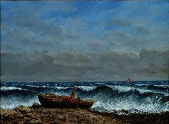Gustave Courbet, The Stormy Sea or, The Wave (oil on canvas)