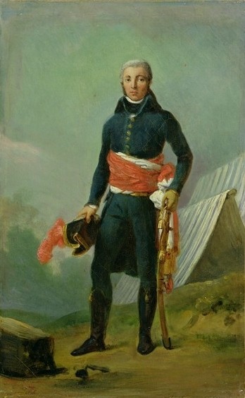 Francois Pascal Simon, Baron Gerard, General Jean-Victor Moreau (1763-1813) (oil on canvas) (Portrait, Baron, Uniform, Militärisch, Schärpe, Säbel, Malerei, Wohnzimmer, Treppenhaus, Klassiker, Wunschgröße, bunt)