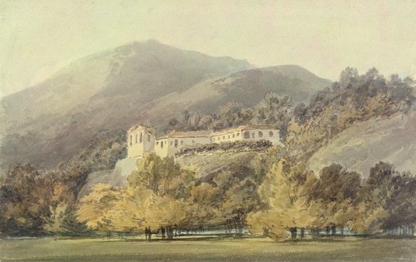 Joseph Mallord William Turner, Santa Lucia, A Convent near Caserta, c.1795 (w/c over pencil on paper)
