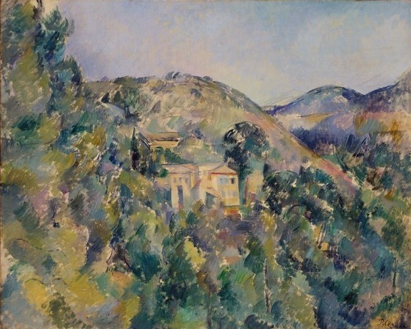 Paul Cézanne, View of the Domaine Saint-Joseph, c.1886-89 (oil on canvas)