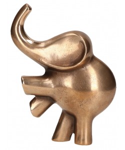 Raimund Schmelter, Bronzefigur Elefant, 11,5 x 8cm