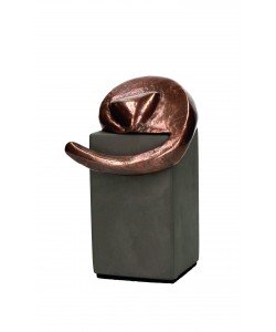 Raimund Schmelter, Katze, 9 x 8,5 x 4,5cm Sockel 10 x 6cm 