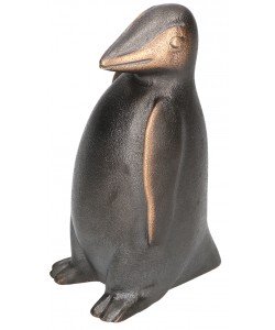 Herbert Fricke, Bronzefigur Pinguin groß, 10 x 5 x 6cm