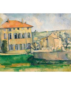 Paul Cézanne, Haus in Aix-en-Provence (Maison et ferme au Jas de Bouffan). 1885/1887