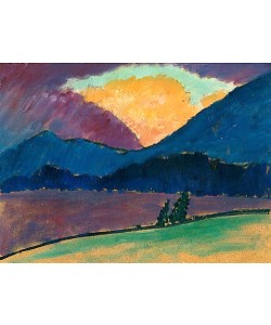 Alexej von Jawlensky, Sommerabend in Murnau. Um 1908/09