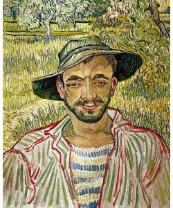 Vincent van Gogh, Bildnis eines jungen Bauern. 1889