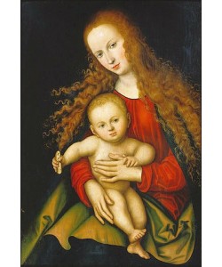 LUCAS CRANACH Der Ältere, Maria mit dem Kinde. 1529