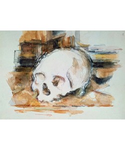Paul Cézanne, Studie eines Totenkopfes.