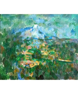 Paul Cézanne, Der Mont Sainte-Victoire von Les Lauves aus gesehen. 1904/06