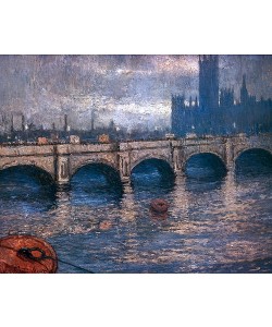 Claude Monet, Themsebrücke und Parlamentsgebäude in London. 1900/04