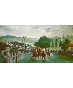 Édouard Manet, Pferderennen in Longchamps. 1864