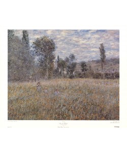 Claude Monet, Across the Meadow (Offset)