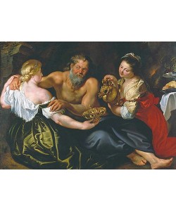 Peter Paul Rubens, Lot und seine Töchter in einer Grotte. Um 1610/11