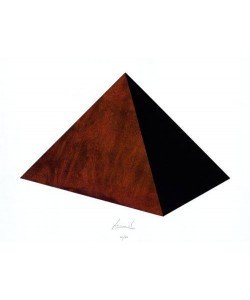 Freund Jürgen Pyramide Rost & Schwarz (Collage, handsigniert)