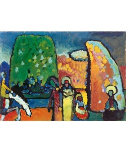 Wassily Kandinsky, Studie zu Improvisation 2 (Trauermarsch) 1909