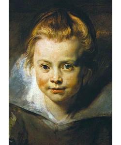 Peter Paul Rubens, Kopf eines Kindes (Clara-Serena Rubens?). Um 1616