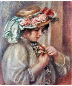 Pierre-Auguste Renoir, Mädchen mit Hut.