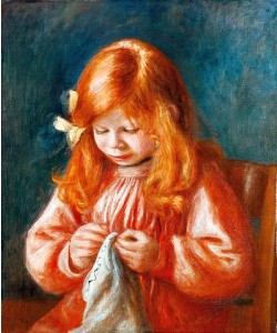Pierre-Auguste Renoir, Nähendes Kind. 1898