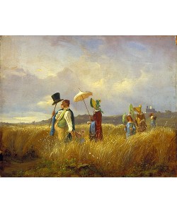 Carl Spitzweg, Der Sonntagsspaziergang. 1841