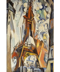 Robert Delaunay, Der Eiffelturm. 1910.