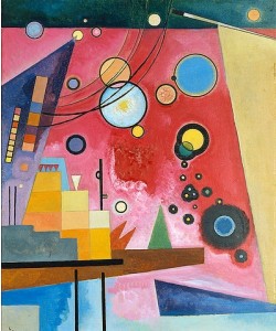 Wassily Kandinsky, Schweres Rot. 1924