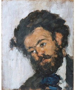 Paul Cézanne, Fortuné Marion (Schwarzer Kopf).