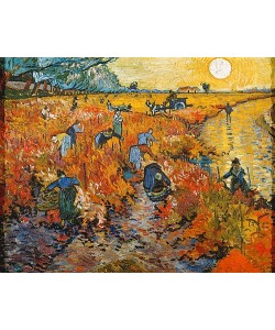 Vincent van Gogh, Der rote Weingarten in Arles. 1888