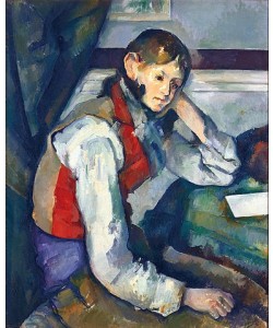 Paul Cézanne, Der Knabe mit der roten Weste.