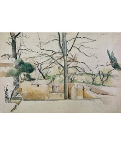 Paul Cézanne, Winter in Jas de Bouffan.