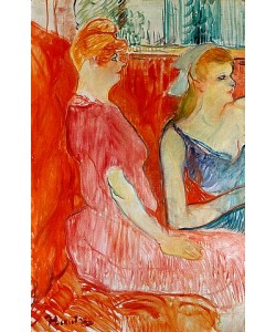 Henri de Toulouse-Lautrec, Im Salon der Rue des Moulins. 1894.