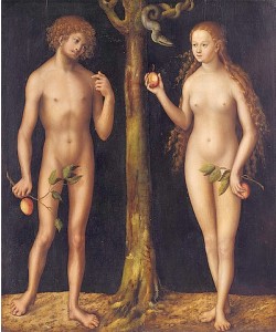 LUCAS CRANACH Der Ältere, Adam und Eva.