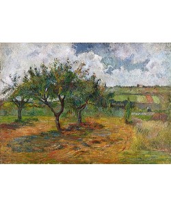 Paul Gauguin, Felder und Bäume. 1879