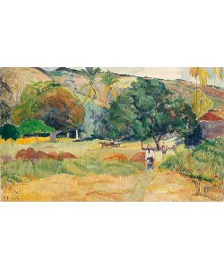 Paul Gauguin, Bauerngarten (Landschaft auf Tahiti). 1892
